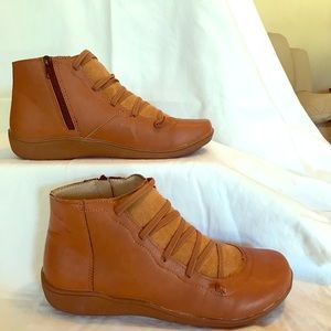 Leather Booties Size 7.5